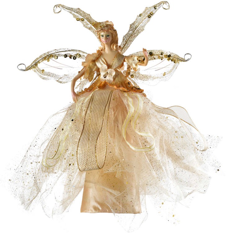 The Seasonal Aisle Fairy Christmas Tree Topper & Reviews Wayfair.co.uk